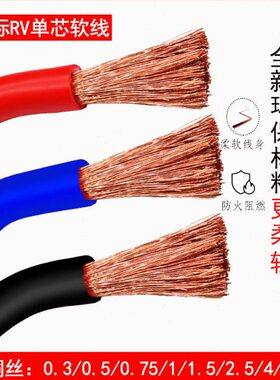 .平145铜丝/////075.股RV0方/电源控制线/多软32.5单1.50芯6.电子