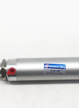 32*80压紧气缸BESTEN气动双头锯压料气缸单双进气圆形缸32*100