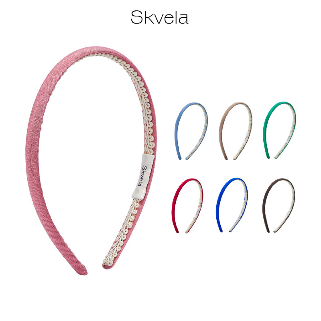 Skvela高颅顶法式小香风羊毛发箍