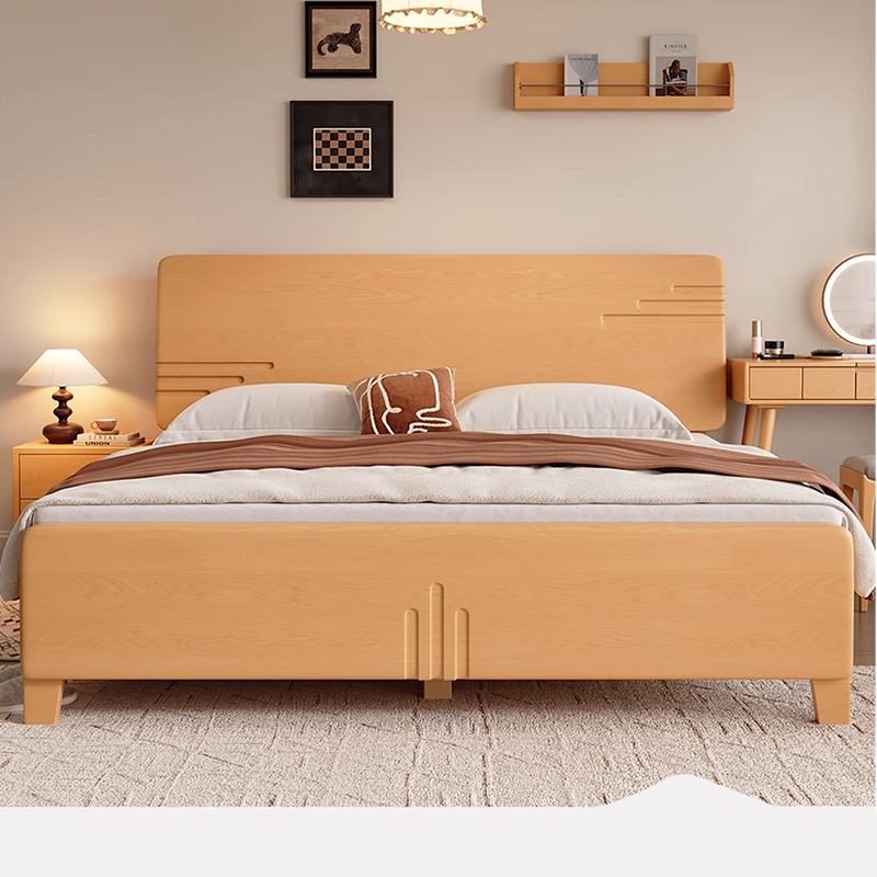 实木床现代简约双人床