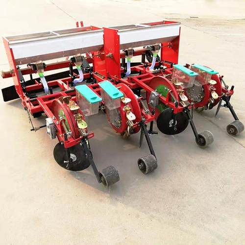 朔州谷子播种机四轮车带高粱点播机新型绿豆红豆种植机玉米点播机