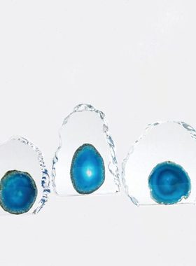 现代轻奢家居装饰品客厅水晶摆件软装搭配酒柜售楼处样板间工艺品