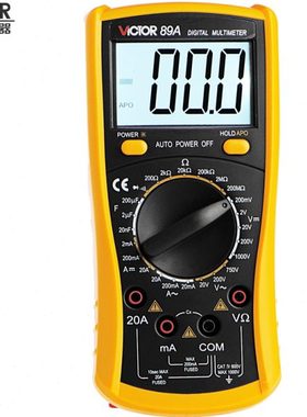 胜利仪器VC89A/VC89B数字万用表数显多用表数字全保护仪表