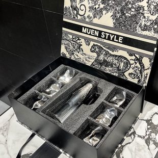 家用客厅喝水杯子乔迁新居送礼茶壶茶杯轻奢水具 玻璃水具茶具套装