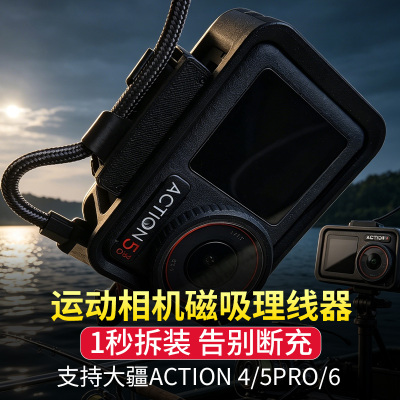 action4/5/6运动相机磁吸固线器