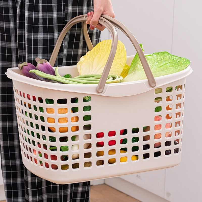 加厚特大号超市购物篮零食啤酒便利店手提筐脏衣篮买菜水果采摘篮,收纳整理,购物篮,淘宝优惠券,粉丝福利购,淘宝优惠卷