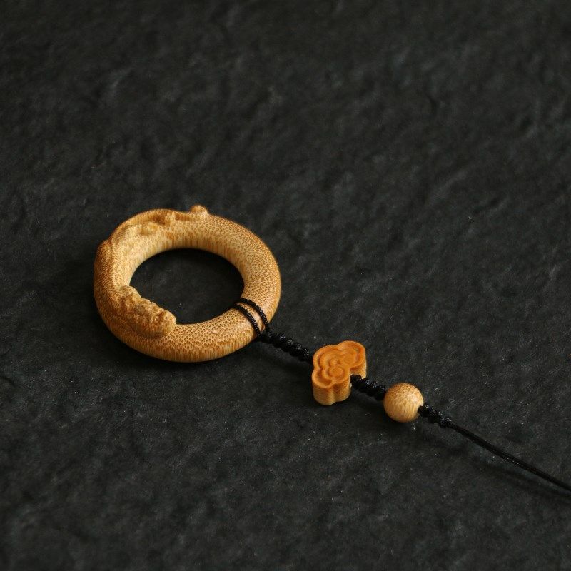 龙血丝鱼子纹老玉竹纯手工雕刻螭龙竹圈环文玩搭配配饰竹雕竹器竹,餐饮具,茶道/零配,淘宝优惠券,粉丝福利购,淘宝优惠卷