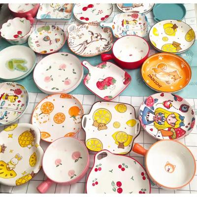 盲盒餐具陶瓷家用饭碗面碗碟子网红碗盘日式餐具创意许愿福袋盒子