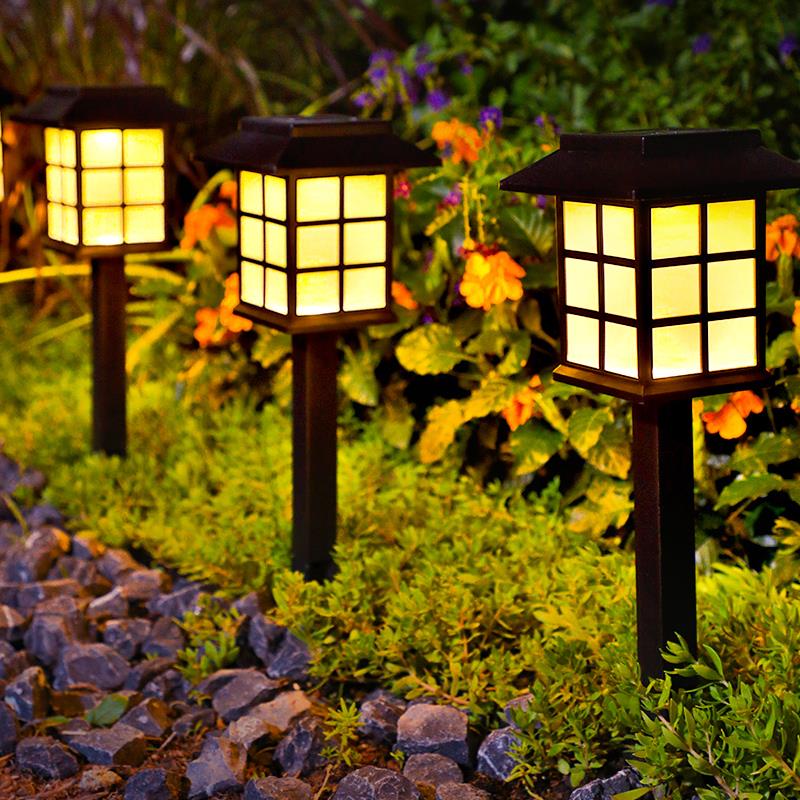 户外草坪灯庭院太阳能灯农村小院子草地气氛灯露台花园布置装饰灯