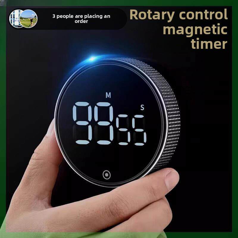 厨房计时器计时器磁性旋转数字提醒烹饪学习倒计时秒表健身自律