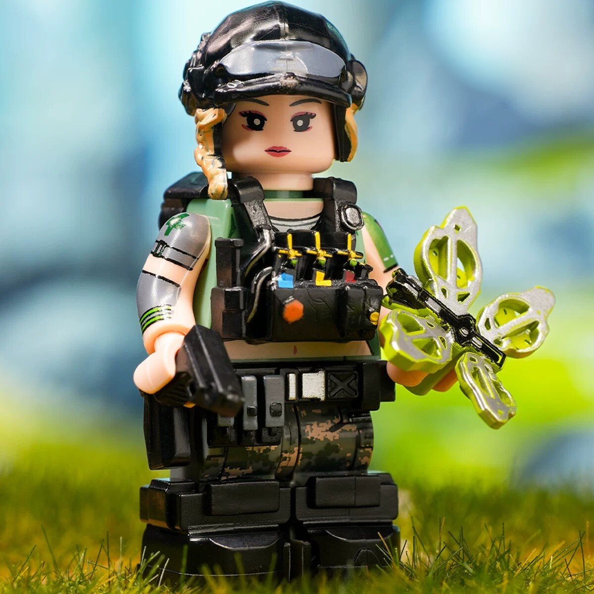 三角洲行动周边军事人仔积木图片