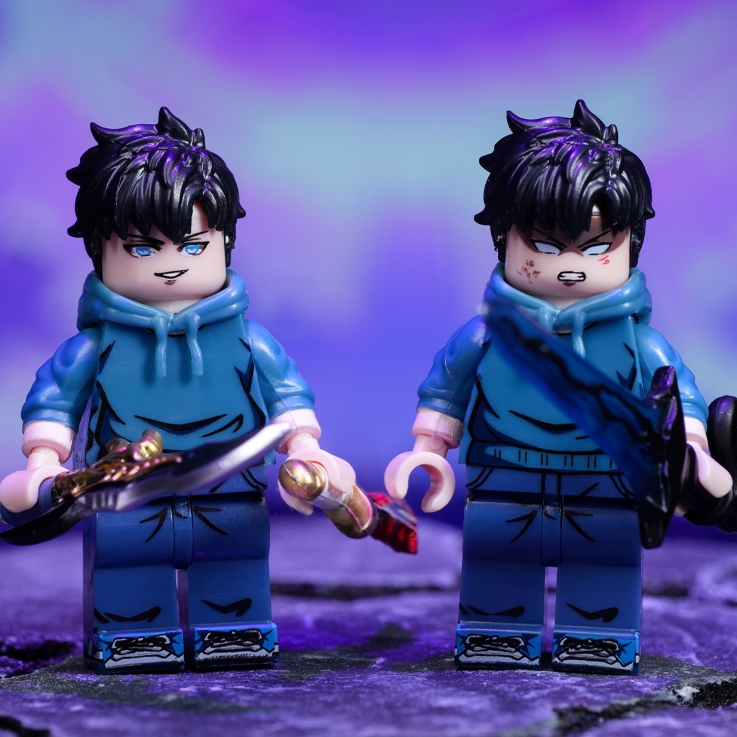 动漫我独自升级程肖宇积木人仔