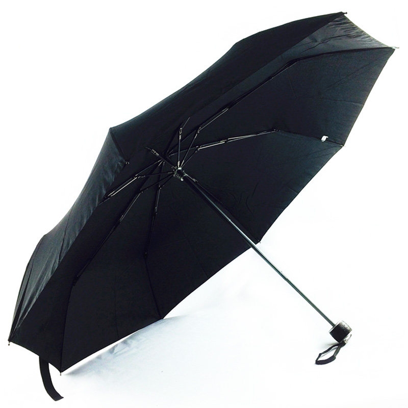 雨伞折叠三折男士双人加固晴雨两用女士纯色大伞106cm学生伞结实