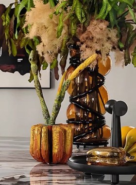 E-Pin 逸品家居软装摆件装饰餐厅餐桌花器果盘仿真水果套组搭配