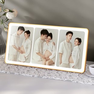 孕妇照相框摆台写真照片定制打印加相片做成宫格摆件洗艺术照相册
