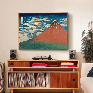 上品印画 神奈川冲浪里 大气居酒屋餐桌客厅挂画装饰画墙壁画