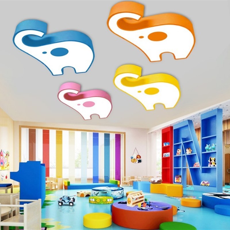 LED创意卡通动物造型灯幼儿园大厅教室走廊儿童乐园母婴店吊顶灯