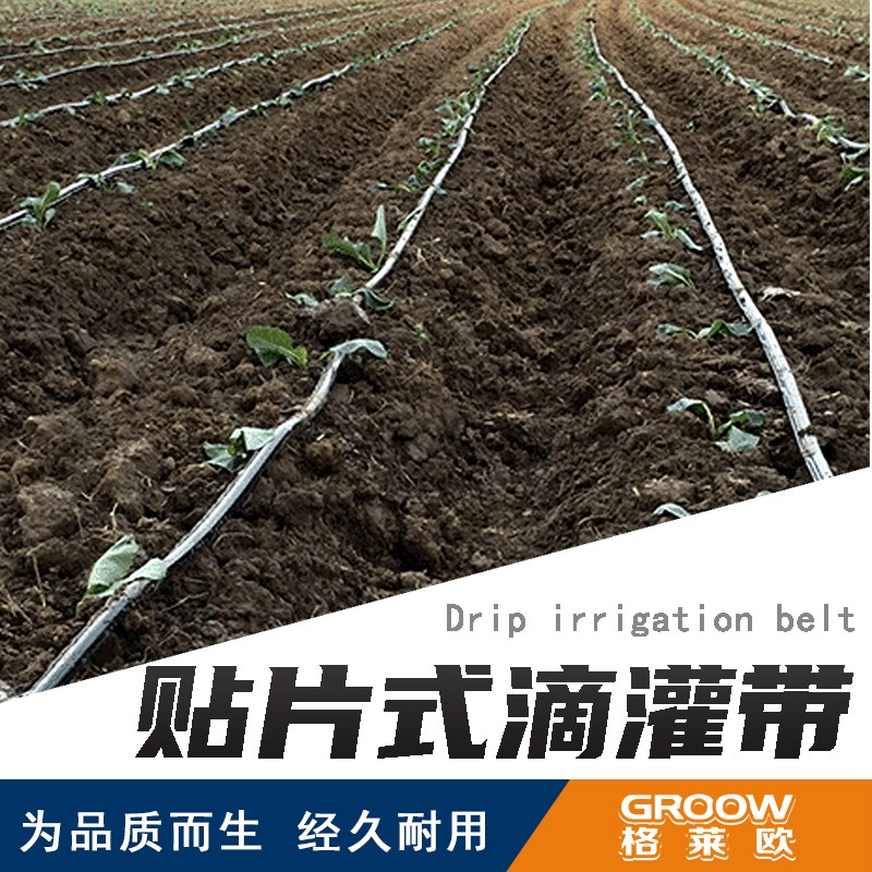 1新品内镶贴片滴灌带压力补偿式农用滴灌管无孔10 20 0  CM