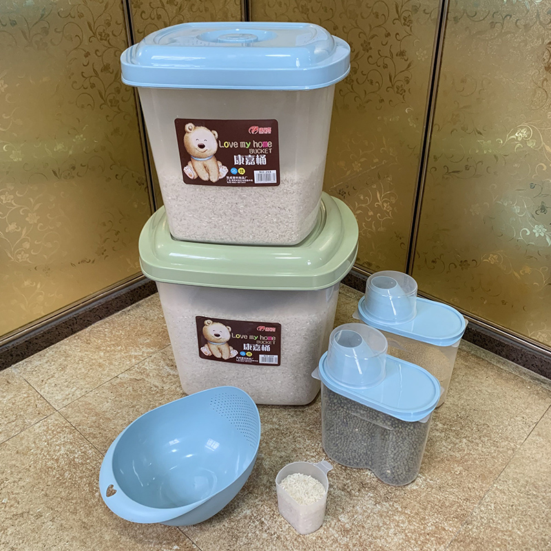 装米桶0斤防潮防虫密封家用储米箱20斤米缸盒面桶大米面粉储存罐