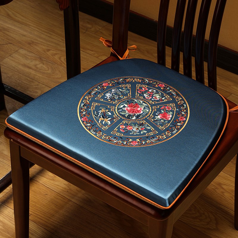 中式椅子垫坐垫餐椅垫餐桌椅梯形垫子马蹄垫椅垫垫防滑垫座垫