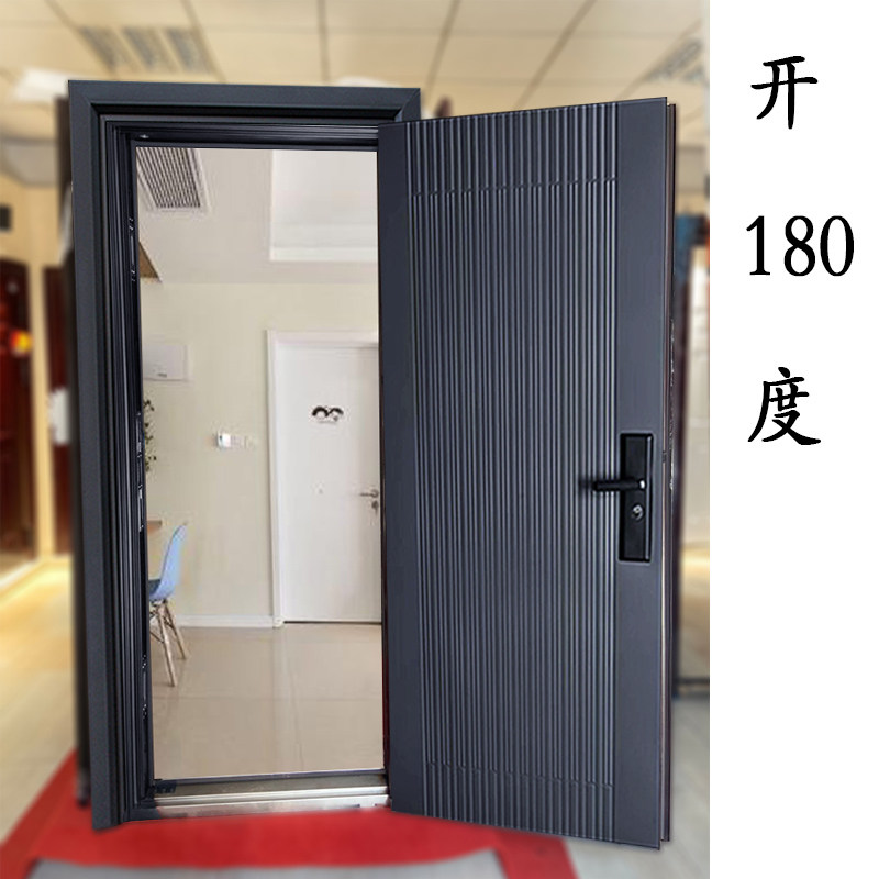 家用钢质门定制进户房间入户防盗门安全工程仿铜保温烤漆钢制大门