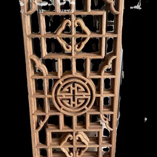 实木格镂空雕客厅栅栏玄关屏风仿古门背景墙木格栅