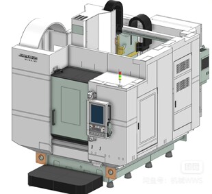 埃弗米VMU 6800五轴机床模型(STP格式)