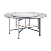 大圆转盘酒店饭厅桌子圆台饭店餐桌