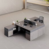 办公桌现代工位办公桌椅两四位员工办公家具职员桌