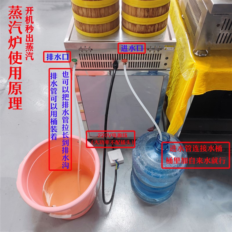 商用新型蒸包炉多功能蒸炉秒出蒸汽炉蒸汽海鲜炉智能大功率蒸包机