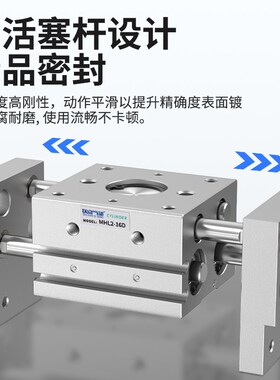 阔型手指气缸LFD头向水平大口径口夹