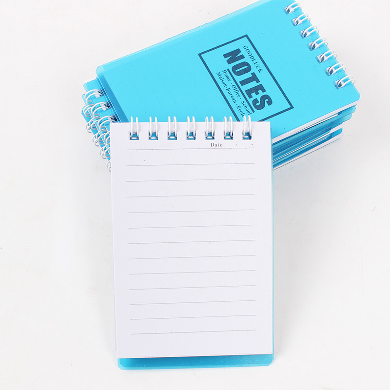 便签本小本子A7随身便携口袋本线圈本记事本40张PP面螺旋线圈本
