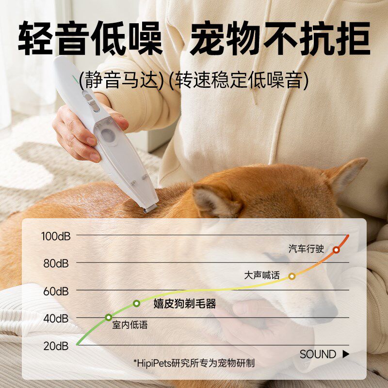 宠物狗狗剃脚毛器吸毛剃毛一体猫修脚毛专用电推剪猫咪剃毛机推子