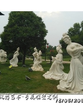 人物群雕制作室内摆放雕塑玻璃钢材质制作铸铜材质城市景观雕塑