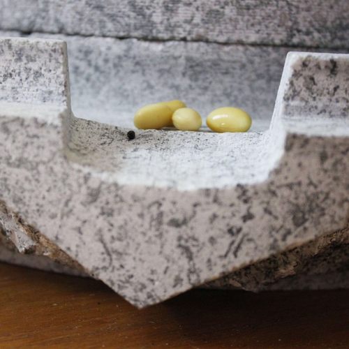 家用小石磨手推磨子石磨麻石青石手推肠粉机豆浆机小石磨