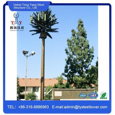 河北景县广川铁塔工厂直销仿生树通信塔，可来图定制