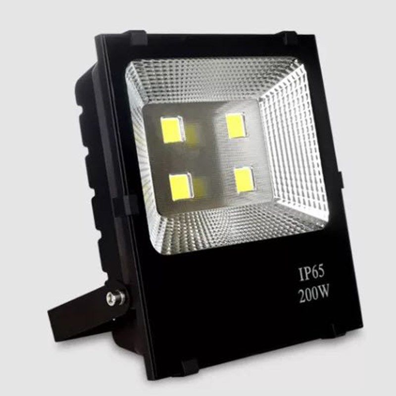 黑金刚投光灯led户外防水100W200w庭院大功率招牌球场超亮投射灯