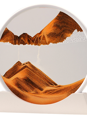 流沙画沙漏摆件客厅电视柜酒柜装饰品创意解压办公室桌面轻奢礼物