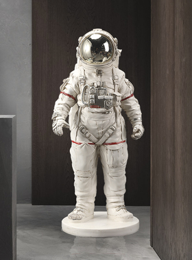 北欧宇航员客厅大型落地摆件玄关电视柜沙发旁边乔迁新居开业送礼