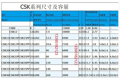 单向轴承608 6200 6201 6202 6203 6204 6205 6206 6207 6208 PP