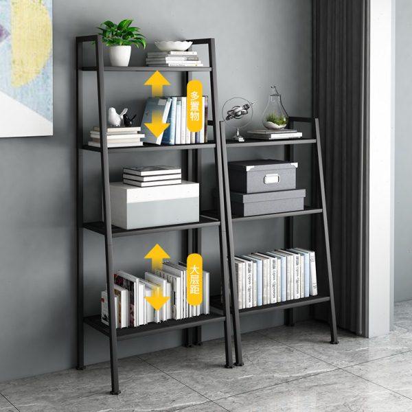 置物架厨房收纳架多层铁艺白书架落地客厅卧室梯形置地式阳台花架,收纳整理,阳台置物架,淘宝优惠券,粉丝福利购,淘宝优惠卷