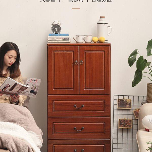 五斗柜实木卧室斗柜客厅靠墙柜子储物柜窄款家用衣柜抽屉式收纳柜,住宅家具,斗柜,淘宝优惠券,粉丝福利购,淘宝优惠卷