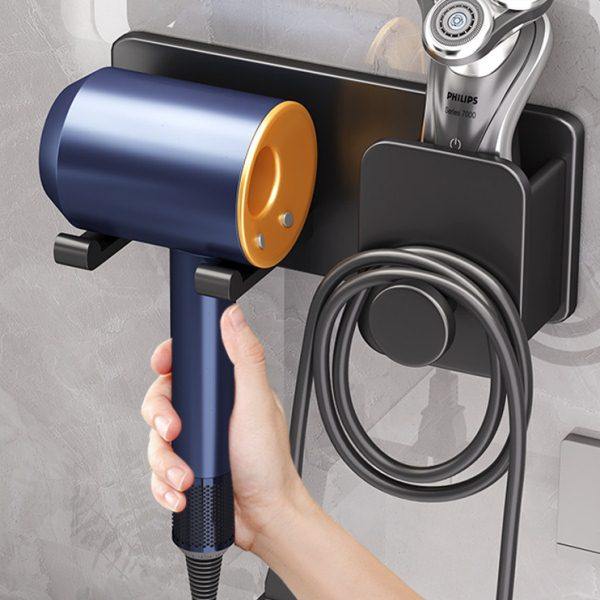 吹风机置物架免打孔浴室挂架壁挂式家用收纳卫生间风筒吹风支架子,家庭/个人清洁工具,吹风机置物架,淘宝优惠券,粉丝福利购,淘宝优惠卷