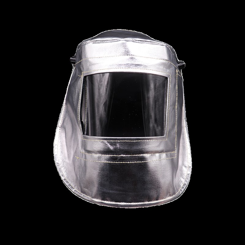 铝箔耐高温面罩炉前工炼钢铝厂冶炼隔热防火花头戴式防护面具热销