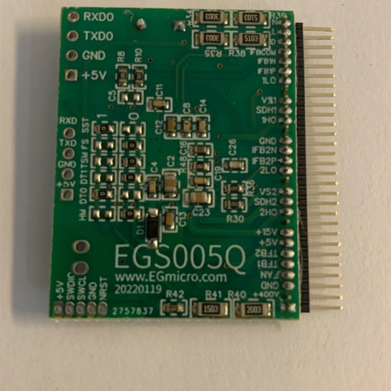 EGS005.EGS005Q 正弦波1000W逆变器驱动板 主控芯片EG8025单排针
