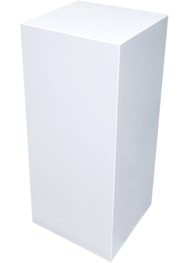 白色大理石底座现代客厅装饰落地工艺品石墩子底座雕塑台