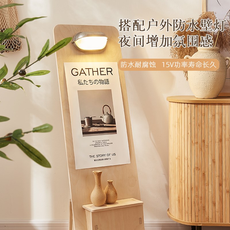 立牌展示牌带灯立式落地式服装店门口展示架户外民宿小酒馆氛围灯