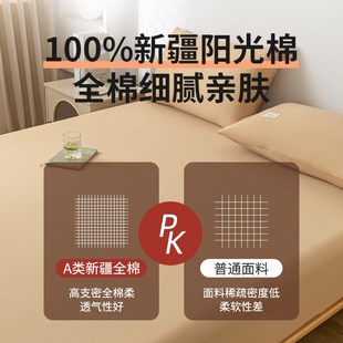 床垫保护罩1.5米床单套四季 床笠单件100全棉床罩2024新款 通用