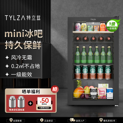 TYLZA小型酒柜饮料冰吧一级能耗
