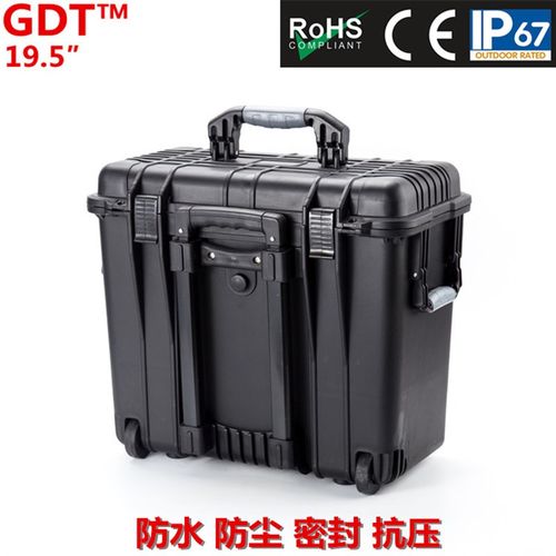 GDT安全箱方格海绵19.5寸拉杆防水抗压设备仪器三防箱塑料工具箱